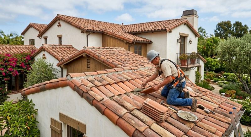 Spanish Tile Roof Repair in Morrow County, OH