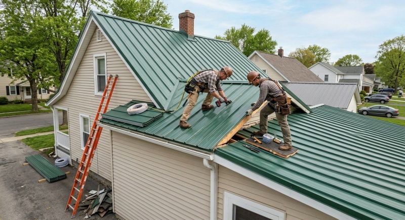 Steel Roof Repair in Morrow County, OH