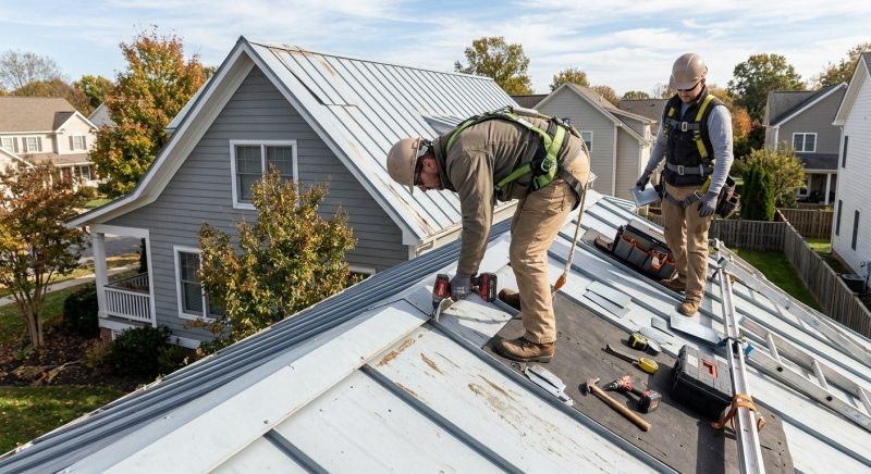 Steel Roof Repair in Morrow County, OH