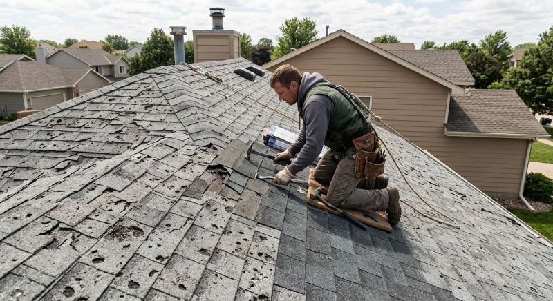 Storm Damage Roof Repair in Delaware, OH