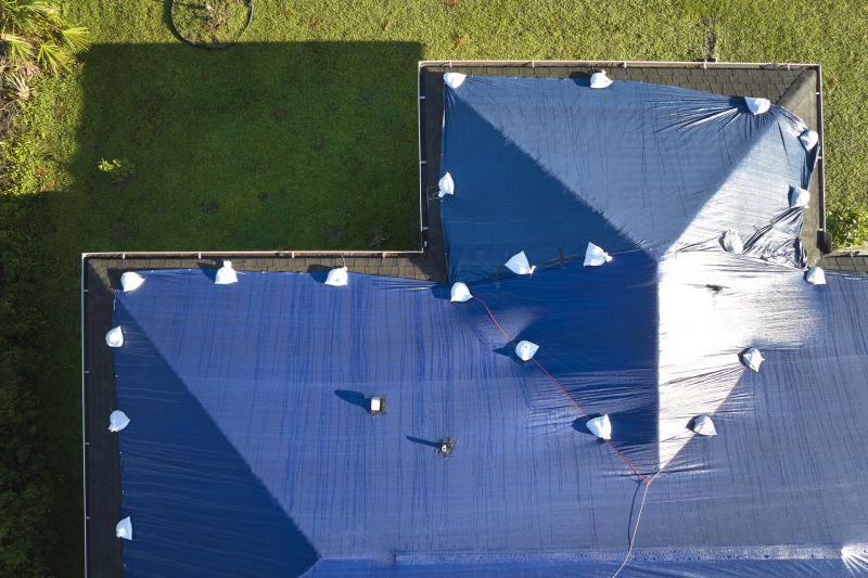 Storm Damage Roof Tarping in Morrow County, OH