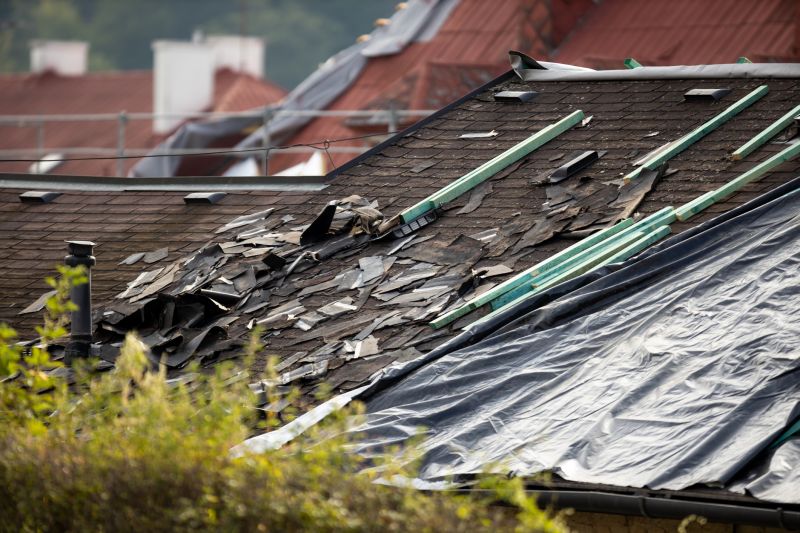 Storm Damage Roof Tarping in Morrow County, OH