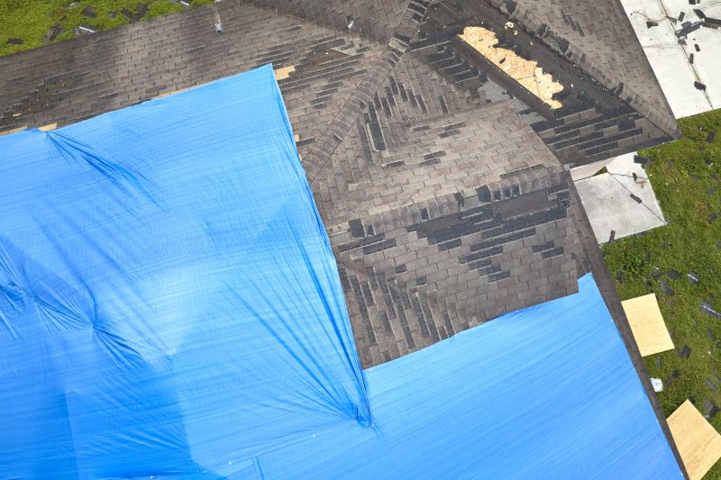 Storm Damage Roof Tarping in Morrow County, OH