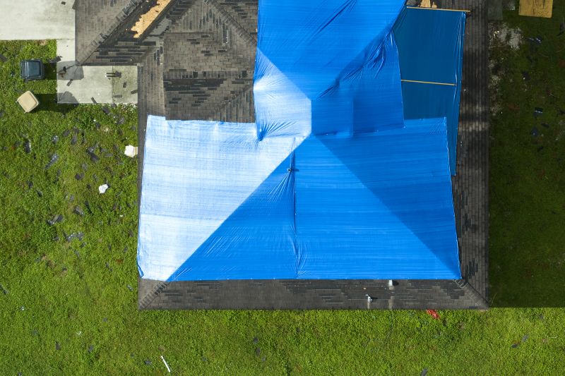 Storm Damage Roof Tarping in Morrow County, OH