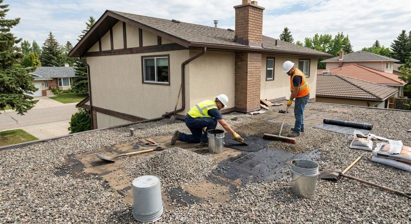 Tar And Gravel Roof Repair in Bellville, OH