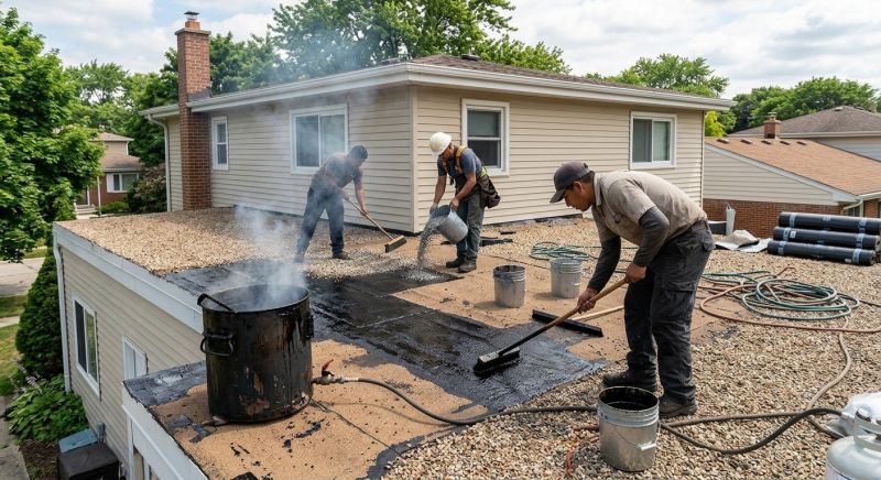 Tar And Gravel Roof Repair in Galion, OH
