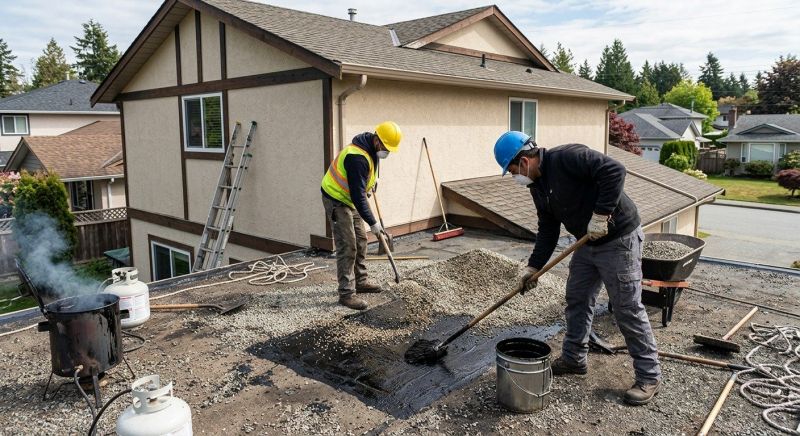 Tar And Gravel Roof Repair in Morrow County, OH