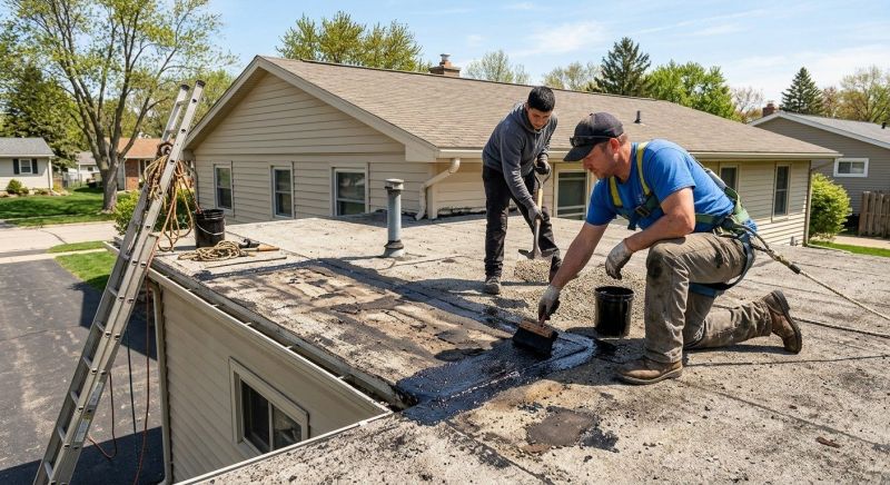 Tar And Gravel Roof Repair in Mount Gilead, OH