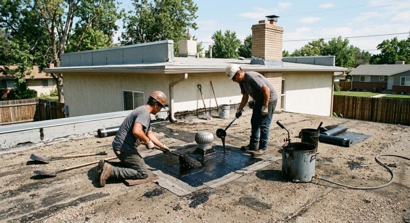 Tar Roof Repair in Fredericktown, OH