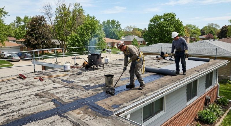 Tar Roof Repair in Fredericktown, OH