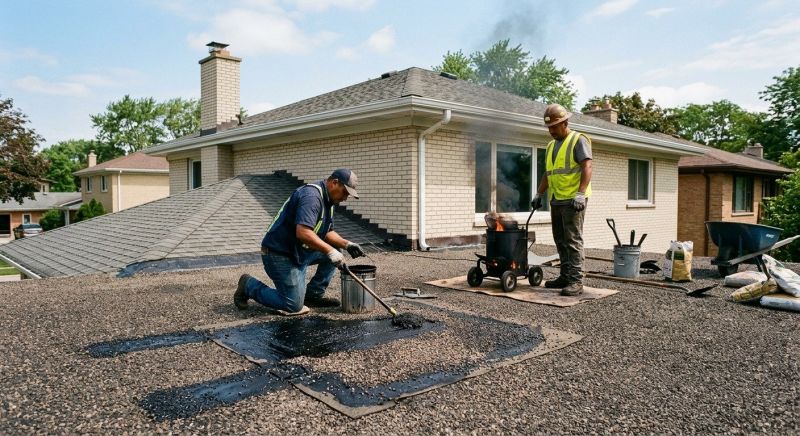 Tar Roof Repair in Richland County, OH