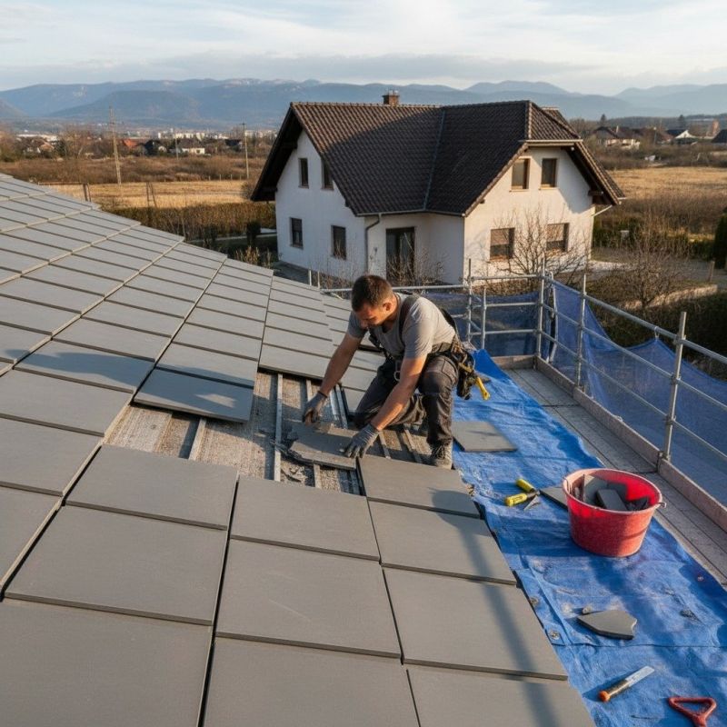 Tile Roof Repair in Chesterville, OH