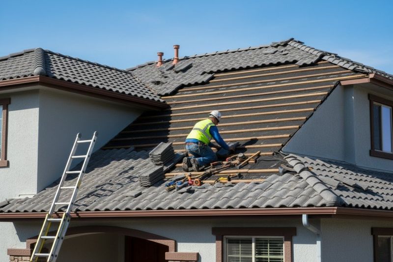 Tile Roof Repair in Mansfield, OH