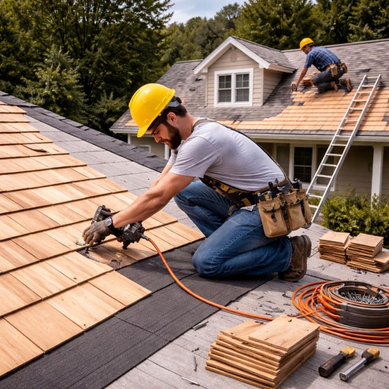 Wood Roofing Installation in Bucyrus, OH