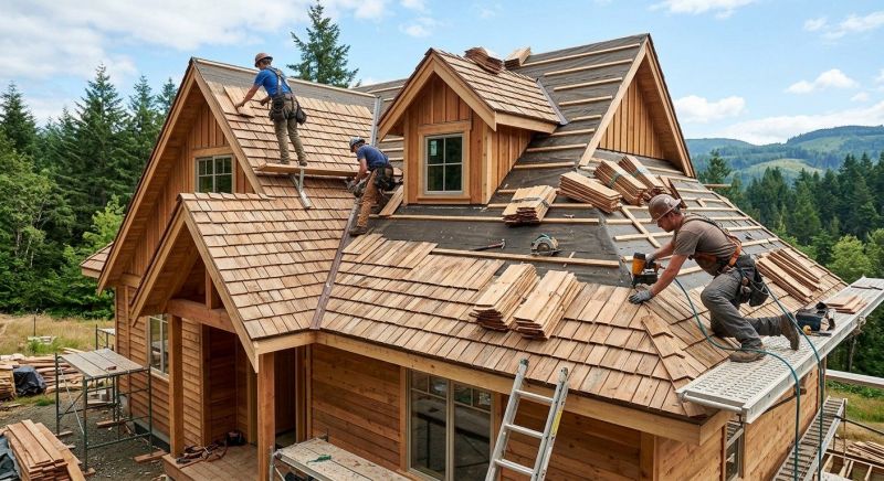 Wood Roofing Installation in Chesterville, OH