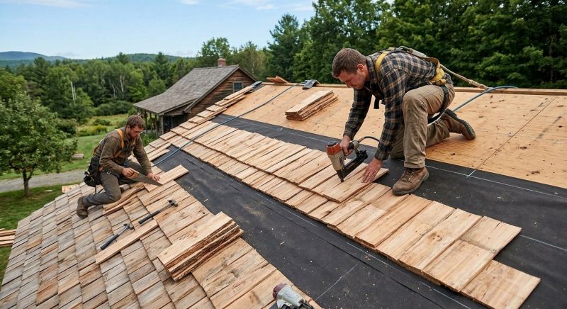 Wood Roofing Installation in Delaware, OH