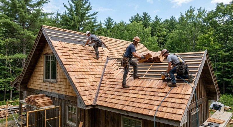 Wood Roofing Installation in Delaware, OH
