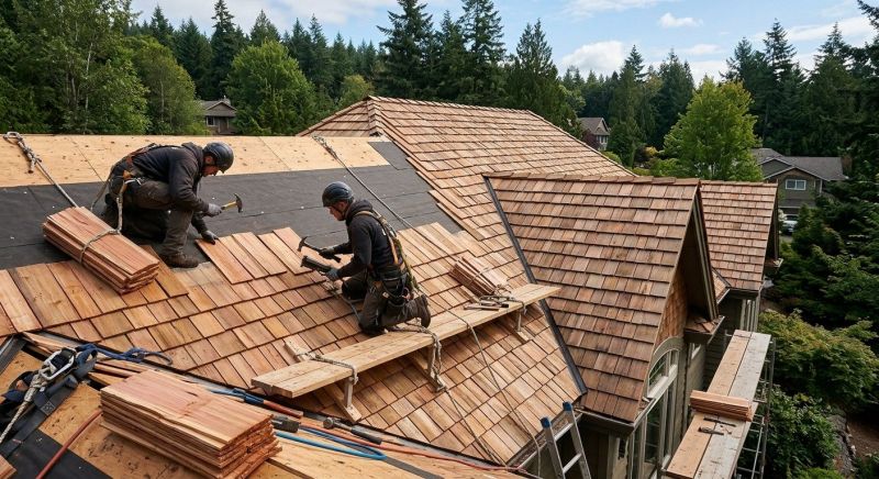 Wood Roofing Installation in Waldo, OH
