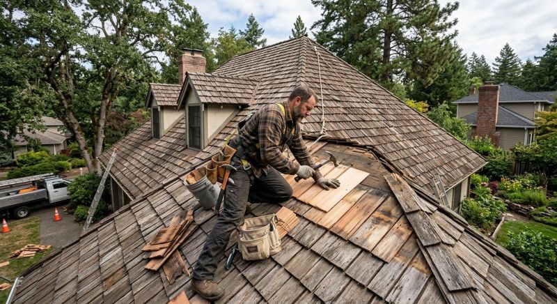 Wood Shake Roof Repair in Richland County, OH