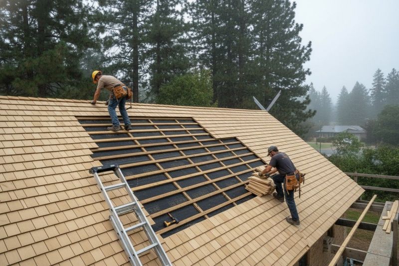 Wood Shake Roof Repair in Richland County, OH