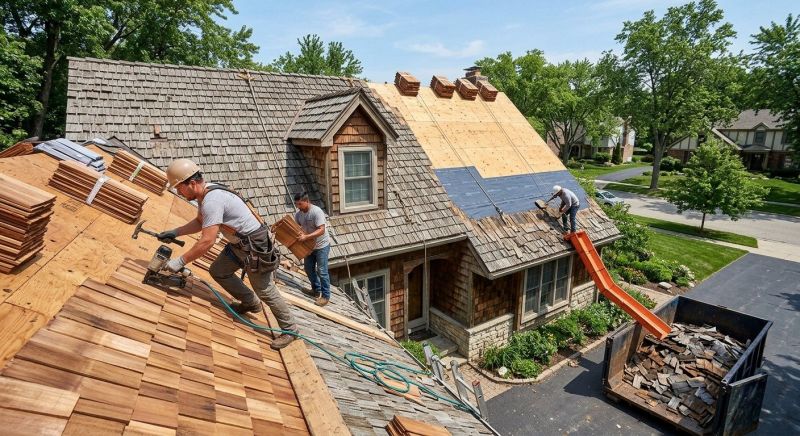Wood Shake Roof Replacement in Knox County, OH