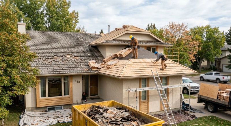 Wood Shake Roof Replacement in Marion, OH
