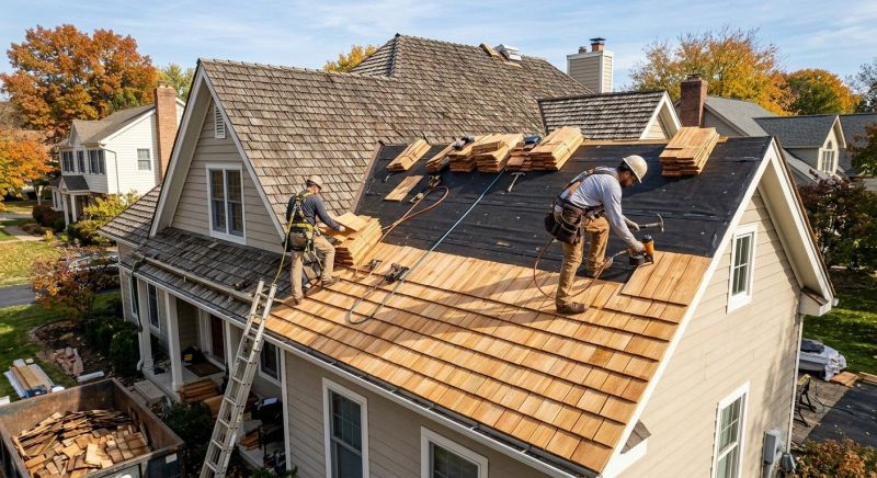 Wood Shingle Roof Replacement in Morrow County, OH